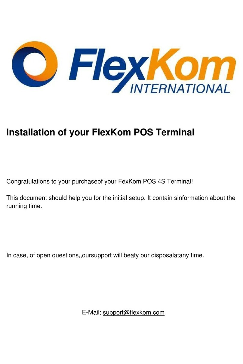FlexKom POS 4S Installation