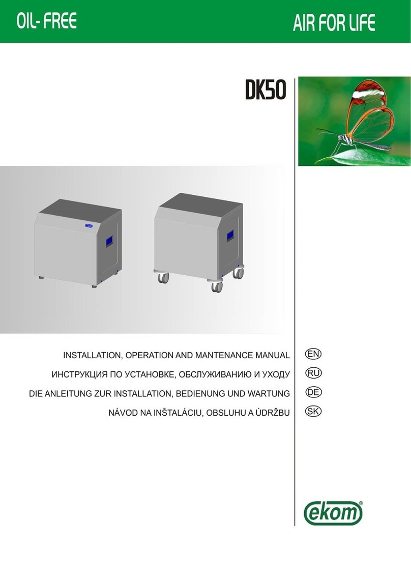 Ecom DK50 Installation, operation and maintenance manual