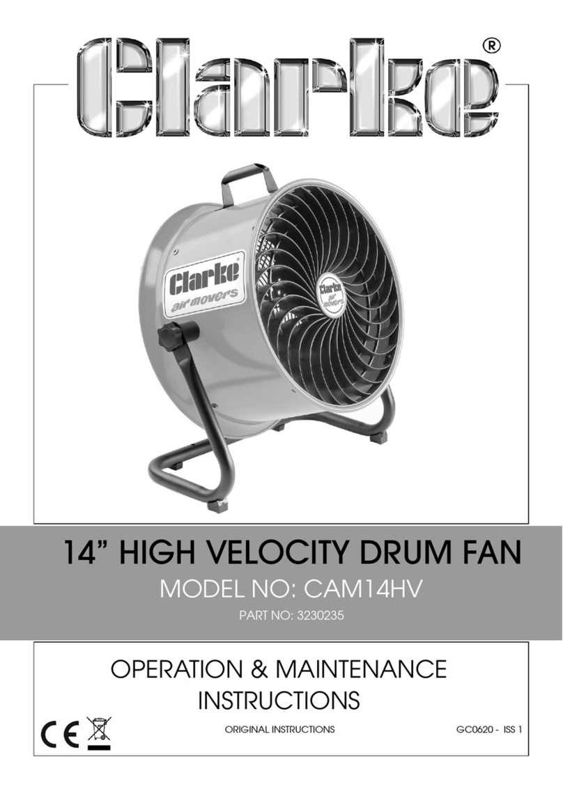 Clarke CAM14HV Operation & maintenance instructions Clarke CAM14HV Operation & maintenance instructions