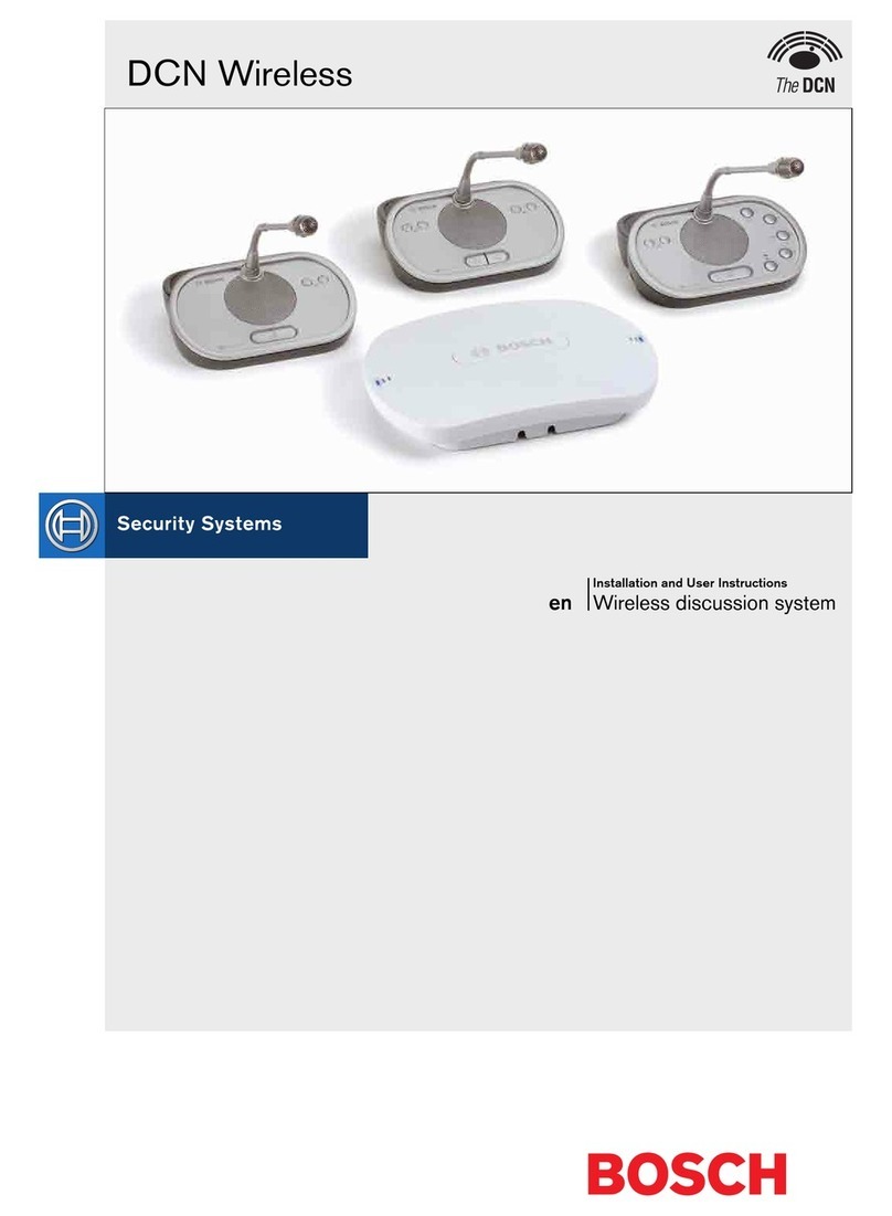 Bosch DCN multimedia Installation and user instructions