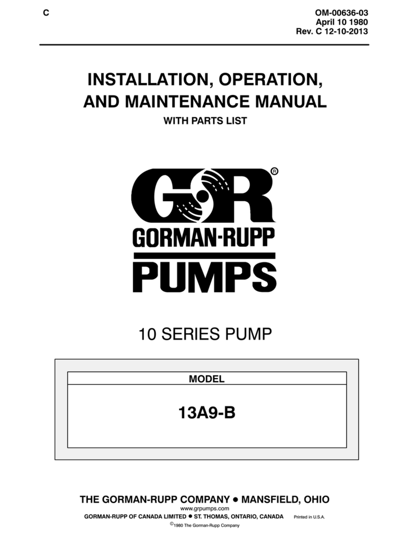 GORMAN-RUPP 10 SERIES User manual