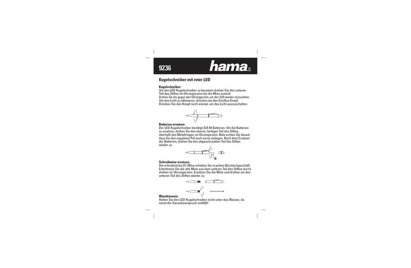 Hama 9236 User manual Hama 9236 User manual