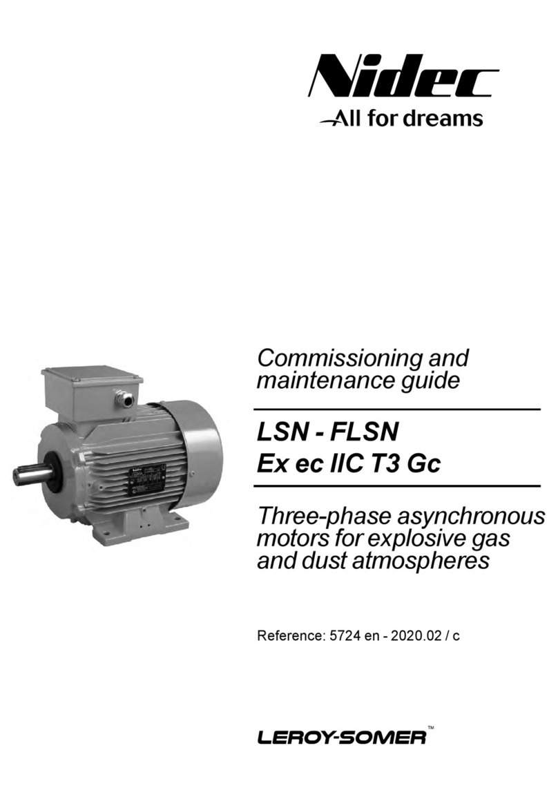 Nidec Leroy-Somer FLSN Series Operating manual