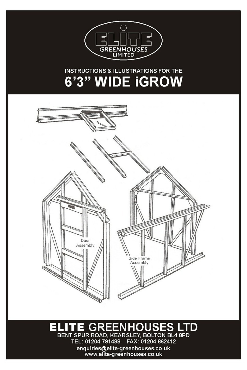 Elite Greenhouses iGrow Instructions & Illustrations