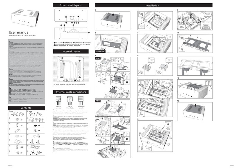 Akasa A-ITX48-A1B user manual