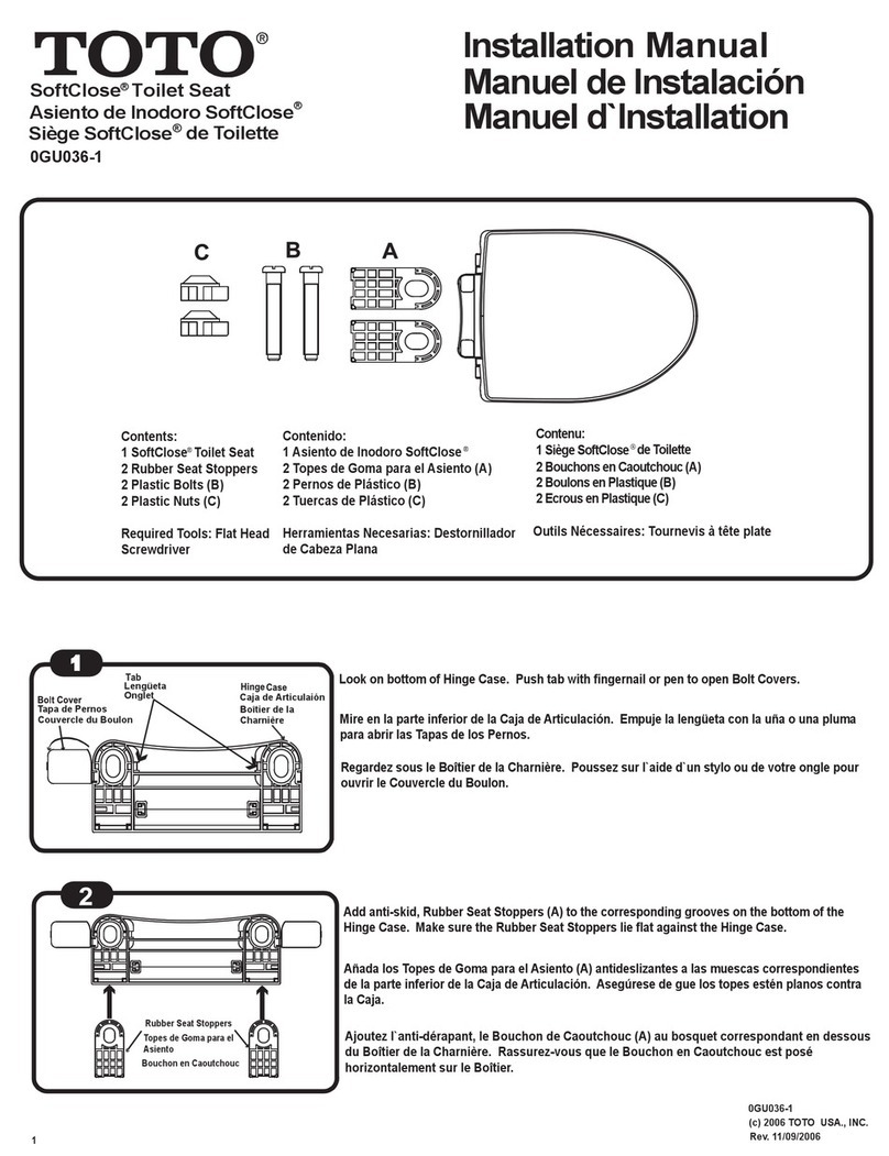 Toto SoftClose installation manual