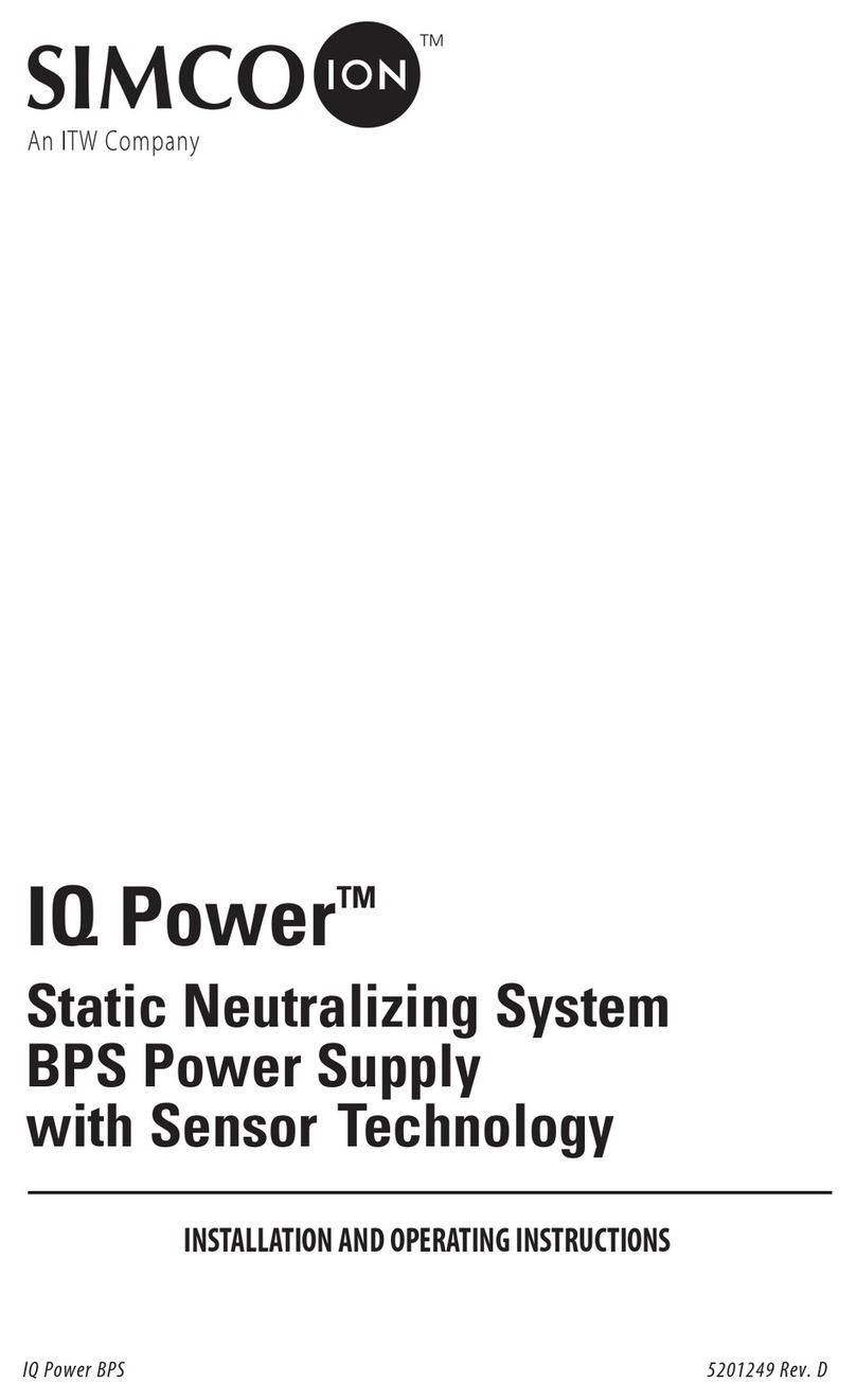 ITW SIMCO ION IQ Power Installation and operating instructions