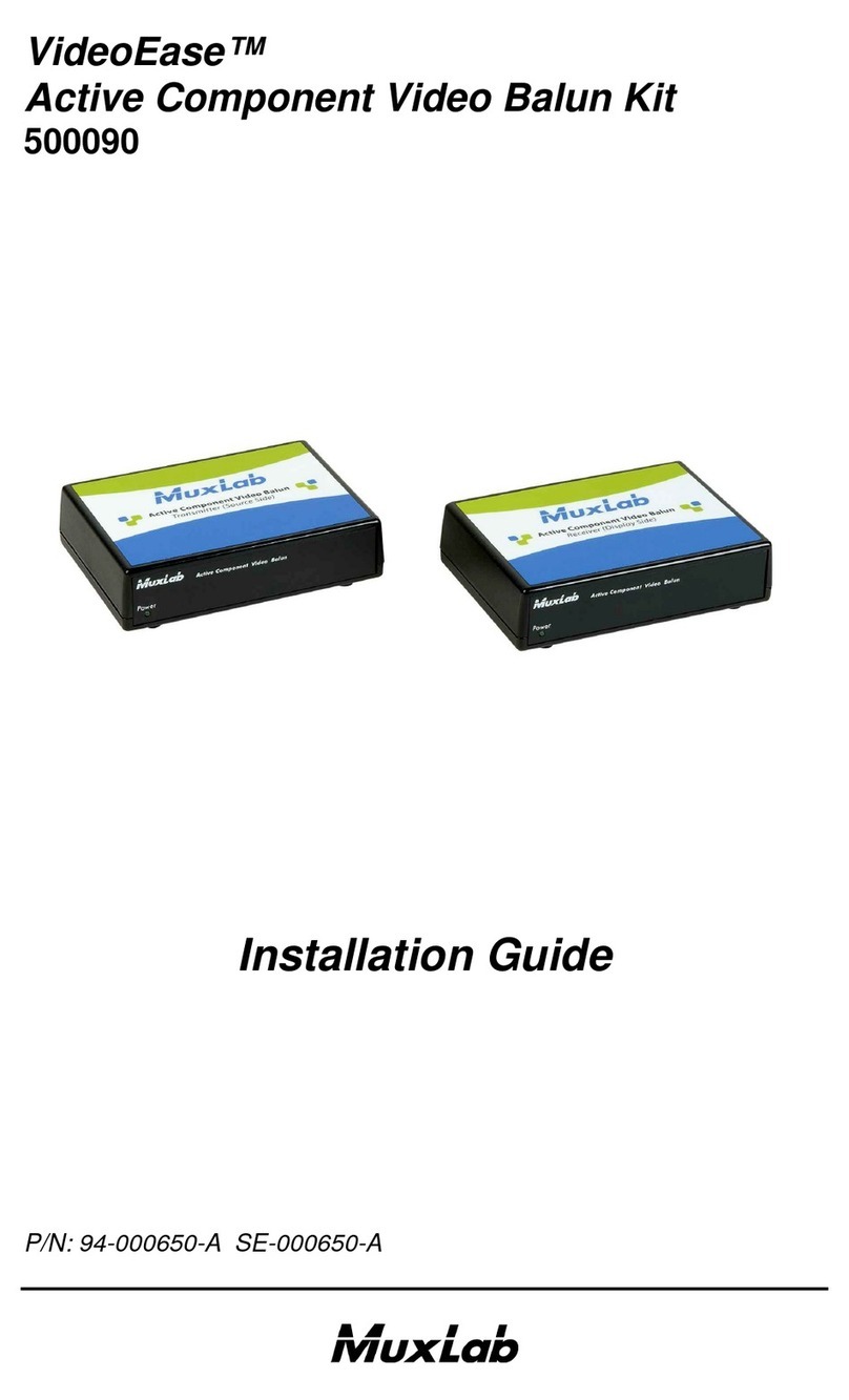 MuxLab VideoEase 500090 installation guide