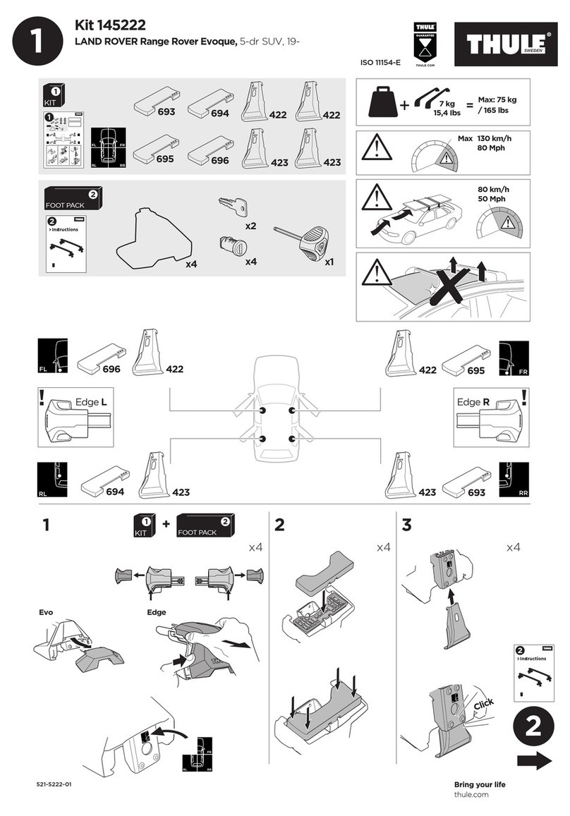 Thule 145222 User manual