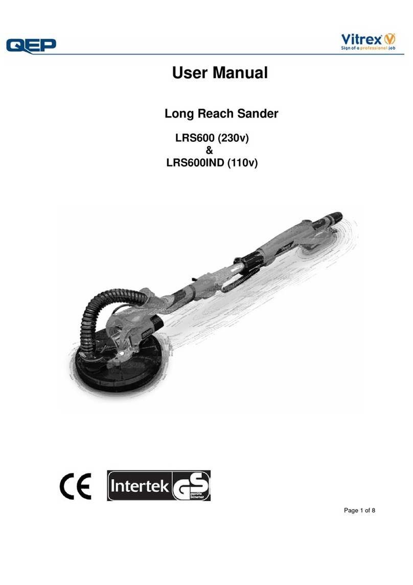QEP Vitrex LRS600 user manual QEP Vitrex LRS600 user manual
