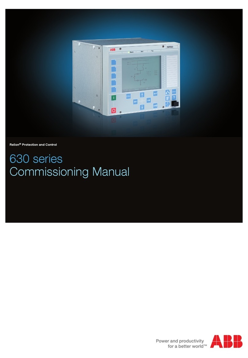 ABB Relion 630 Series Quick start guide ABB Relion 630 Series Quick start guide