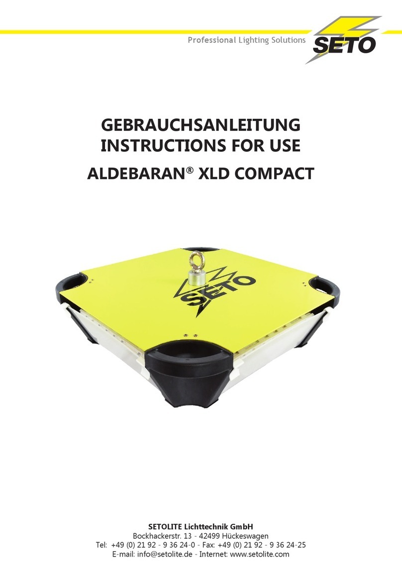 Seto ALDEBARAN XLD COMPACT User manual