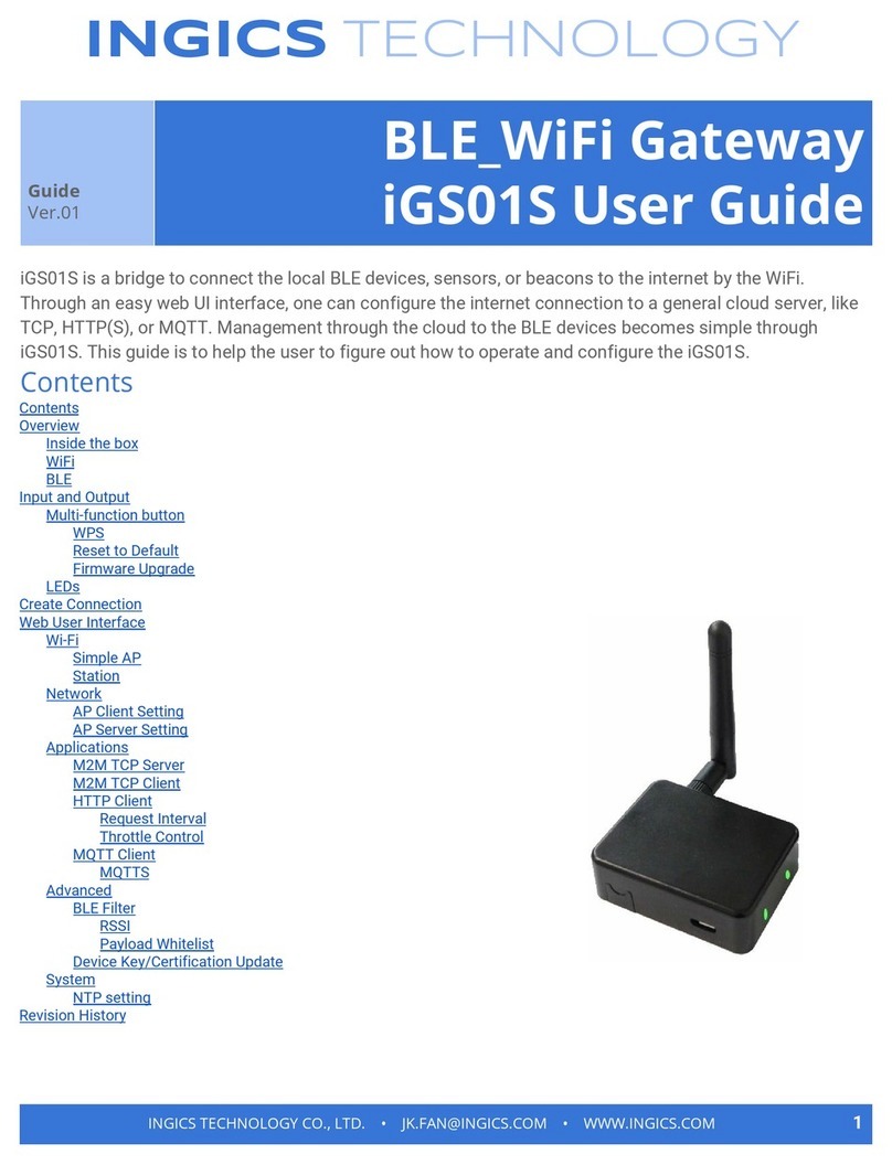 Ingics iGS01S user guide