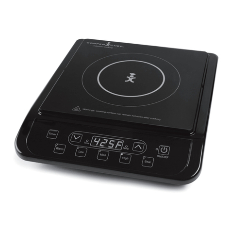 Copper Chef Induction Cooktop K45701 owner's manual