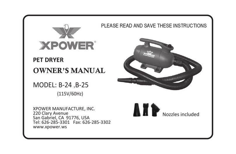 XPower B-24 owner's manual