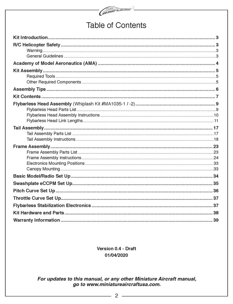 Miniature Aircraft USA X-Cell Whiplash Turbine manual Miniature Aircraft USA X-Cell Whiplash Turbine manual