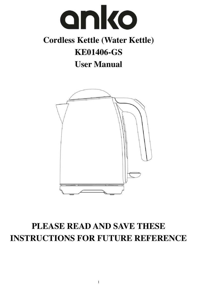 anko KE01406-GS user manual