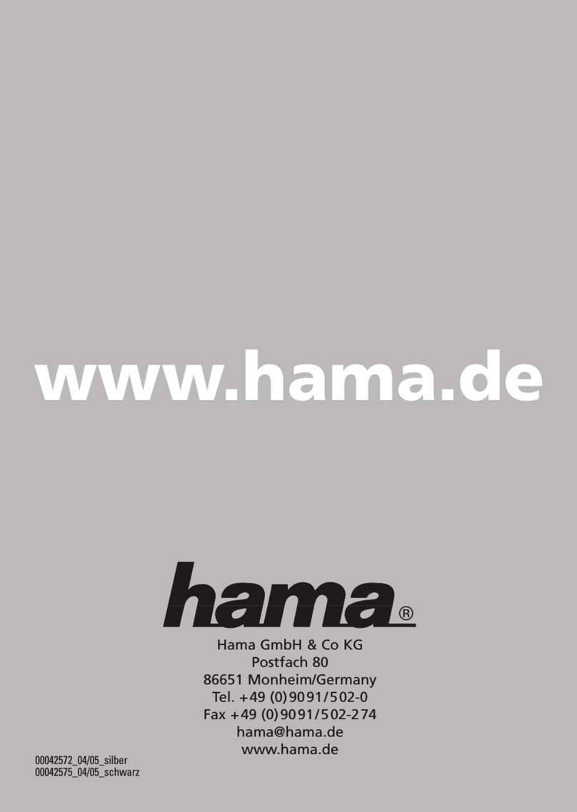 Hama SM-420 manual