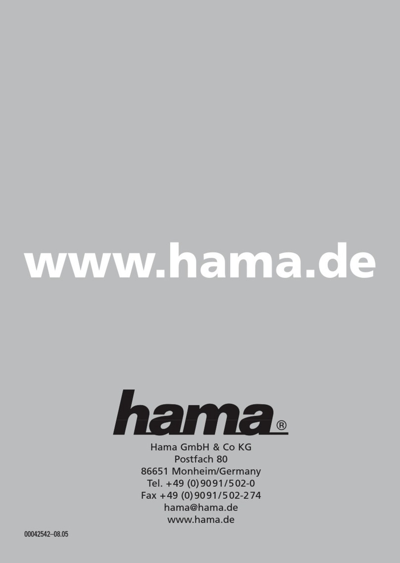 Hama 00042542 User manual