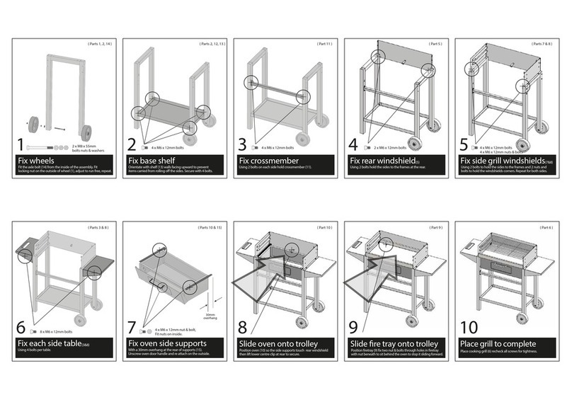 BAR-BE-QUICK Trolley Grill & Bake Barbecue Manual