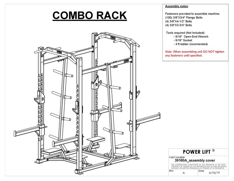 Power Lift COMBO RACK manual