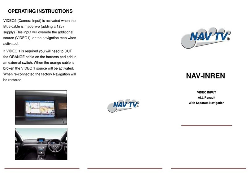 Nav TV NAV-INREN User manual