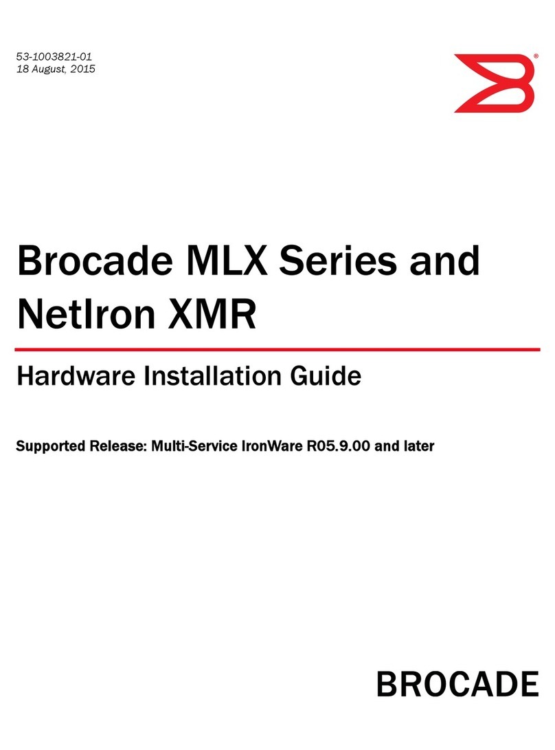 Brocade Communications Systems MLX Series Hardware installation guide Brocade Communications Systems MLX Series Hardware installation guide