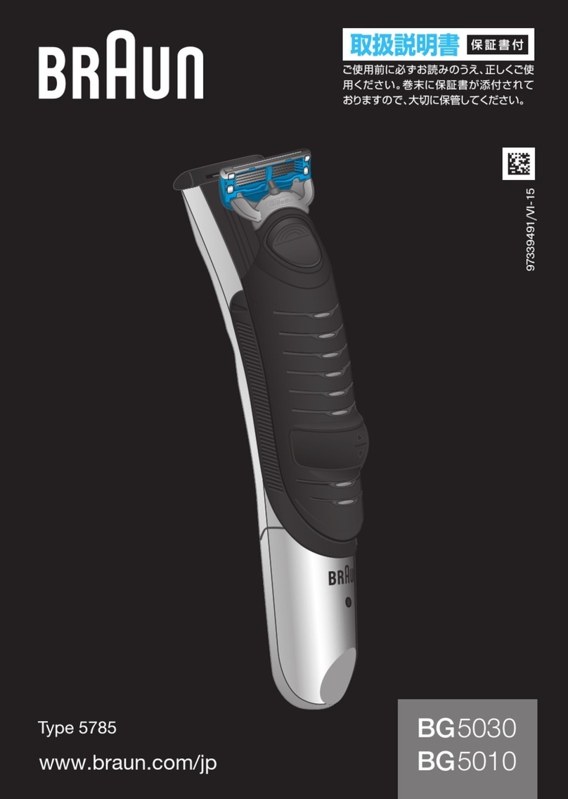 Braun BG5030 User manual