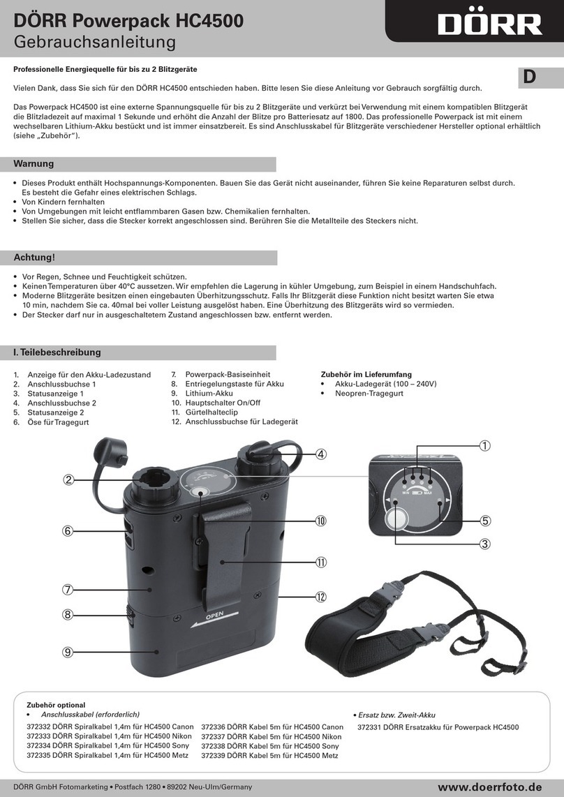 DÖRR HC4500 instruction manual