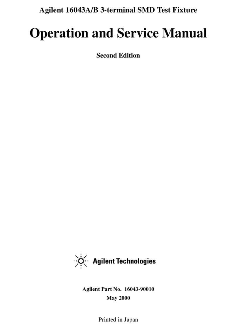 Agilent Technologies 16043A Operation manual