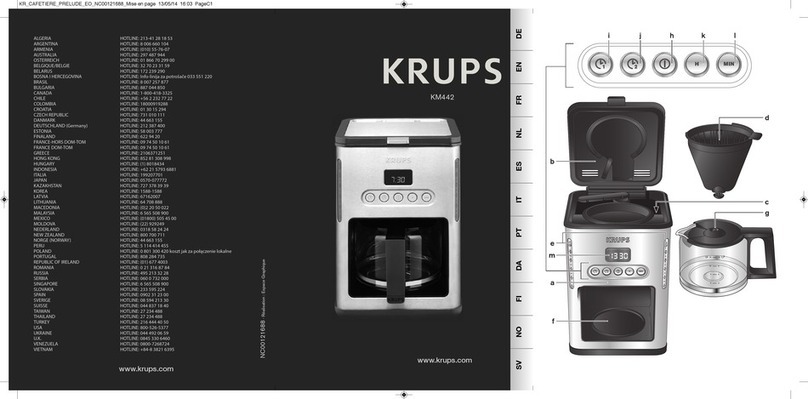 Krups KM442 User manual