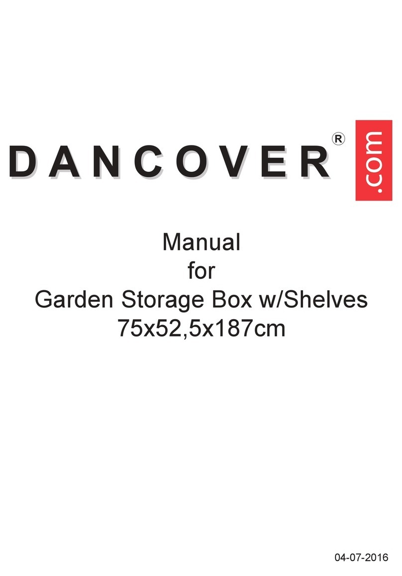 Dancover Garden Storage Box Regular A manual