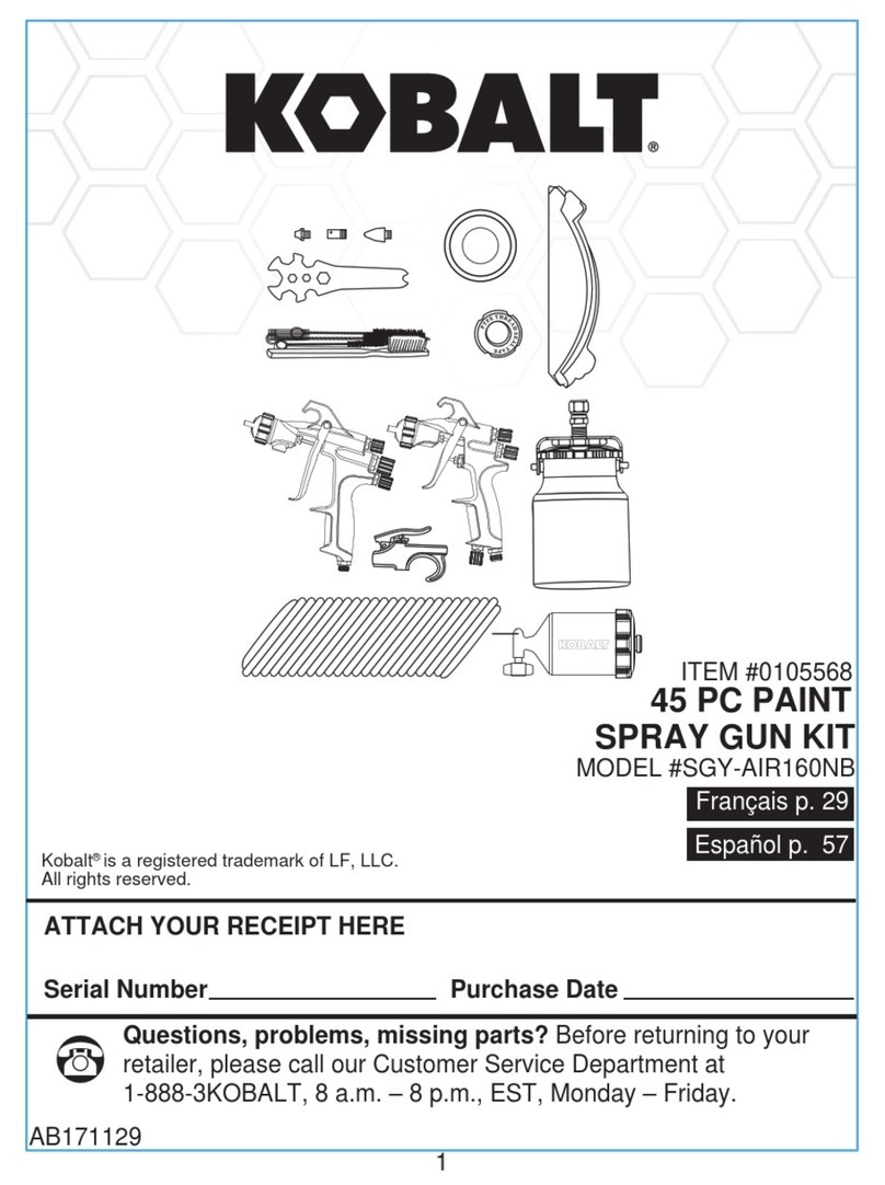 Kobalt SGY-AIR160NB manual