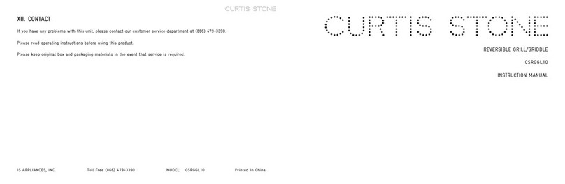 Curtis Stone CSRGGL10 instruction manual