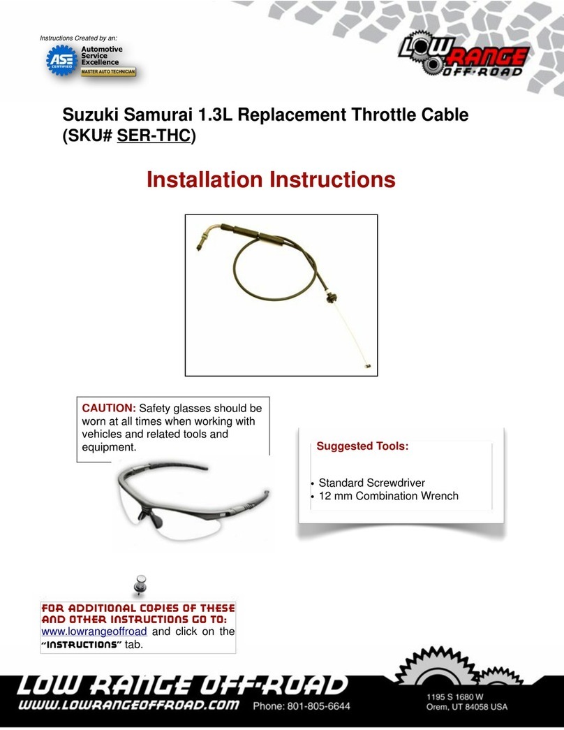 Low Range Off-Road SER-THC installation instructions