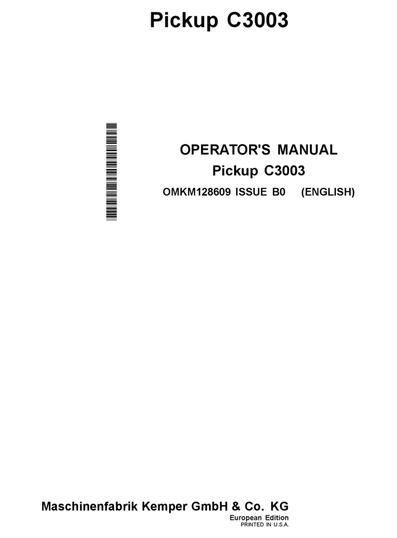 Kemper Pickup C3003 User manual