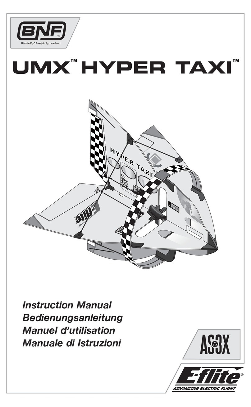 Horizon Hobby E-flite BNF UMX HYPER TAXI instruction manual