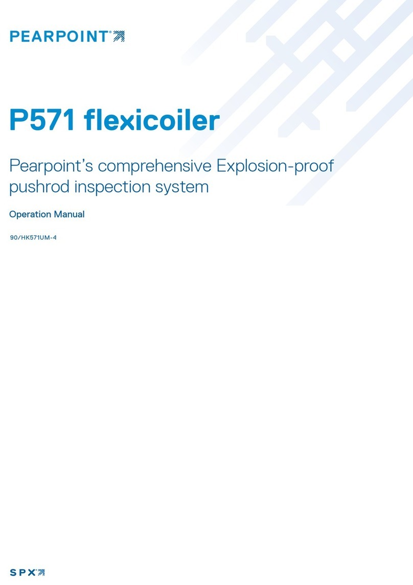SPX Radiodetection Pearpoint P571 Flexicoiler Operation manual