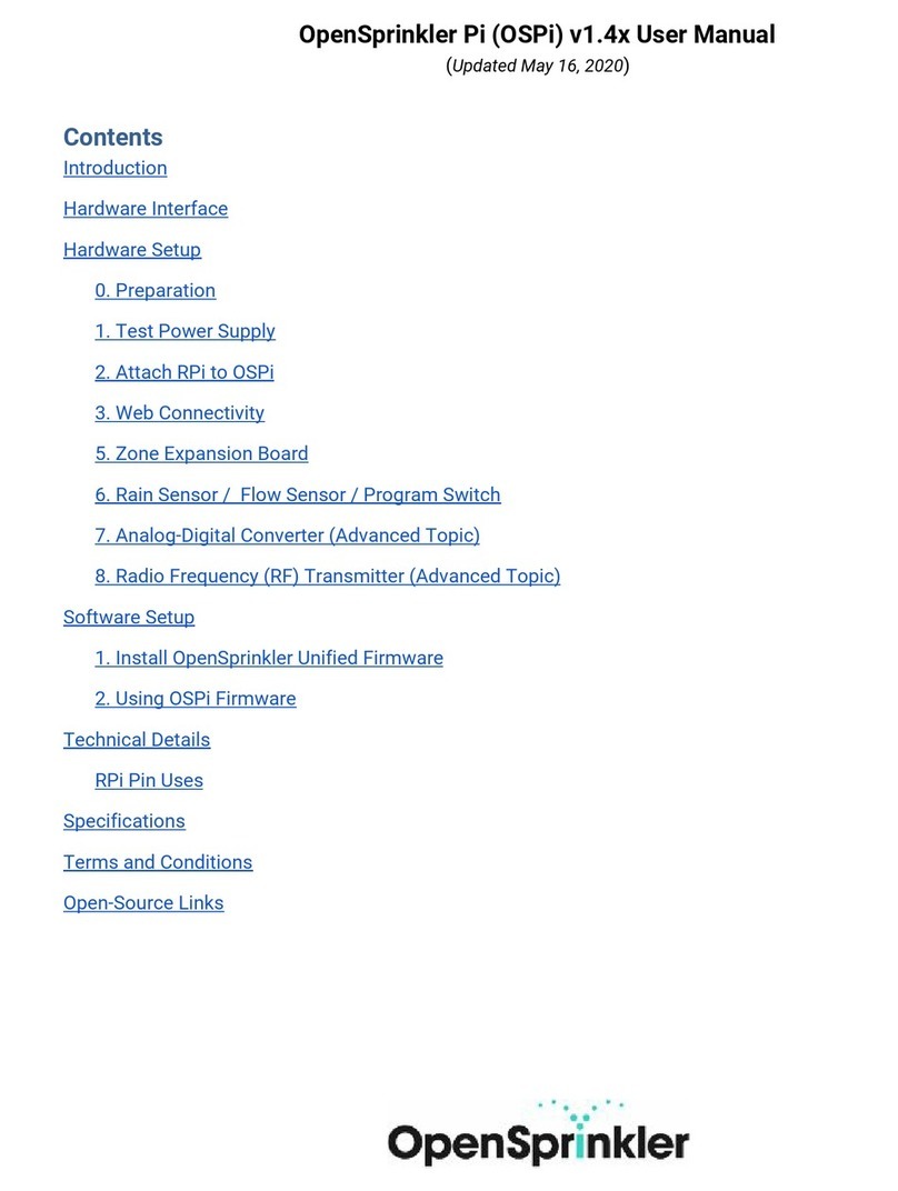 OpenSprinkler OSPi user manual