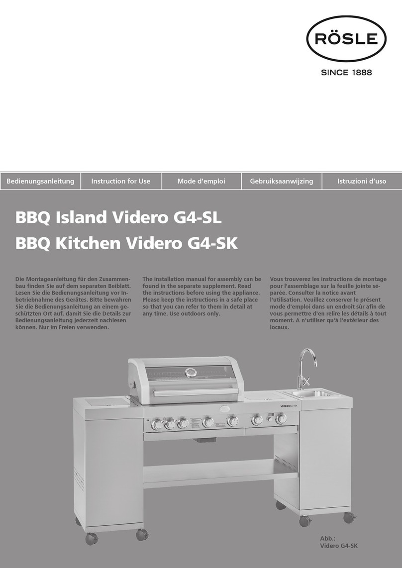 Rosle Videro G4-SL Instructions for use