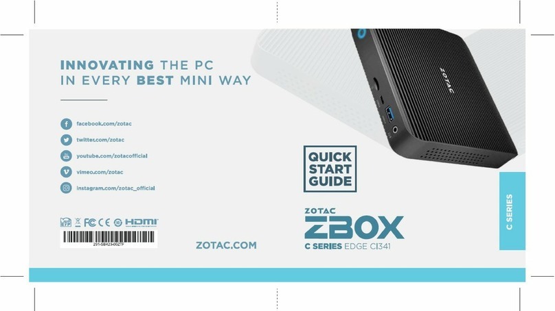 Zotac Zbox C Series User manual