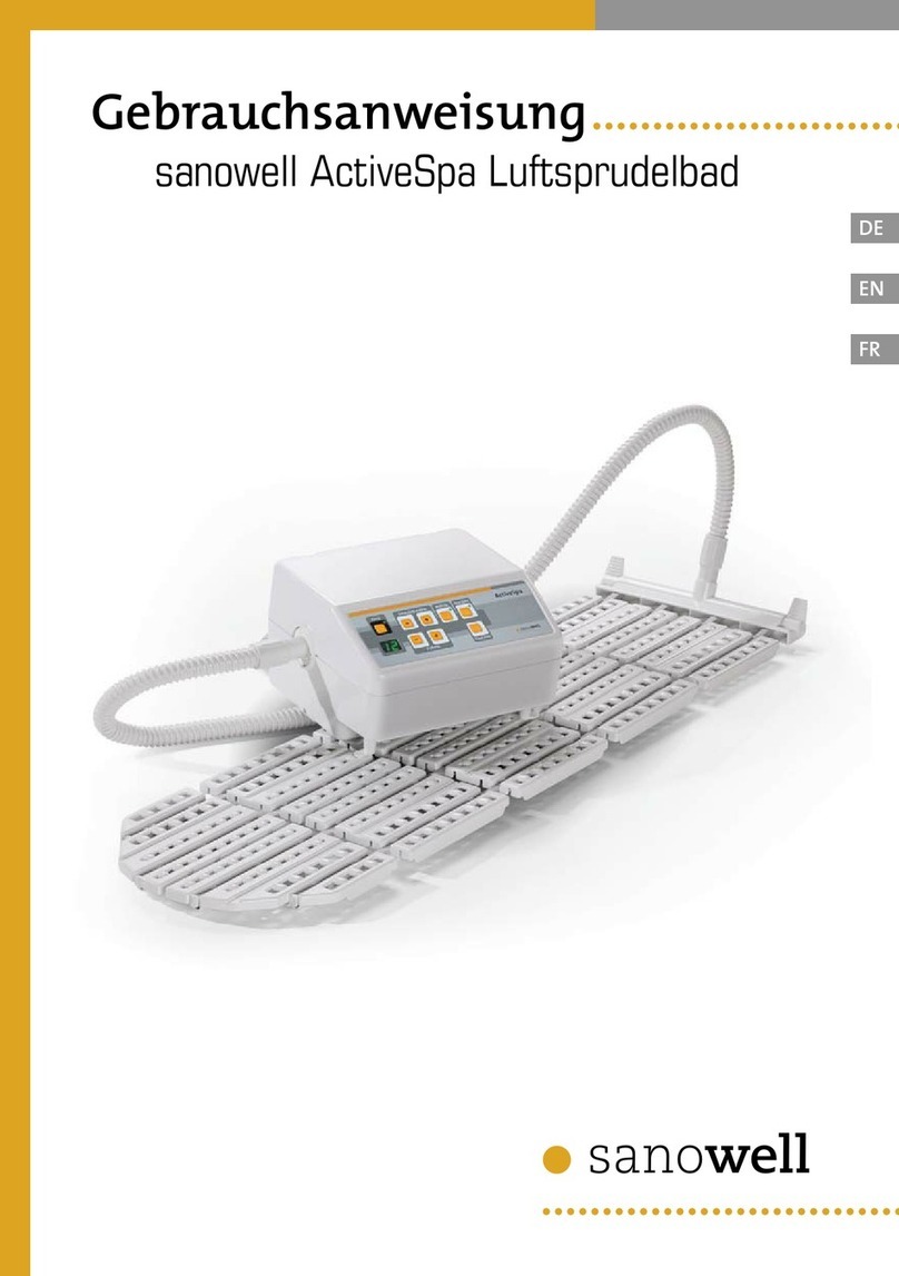 sanowell ActiveSpa bubble spa manual