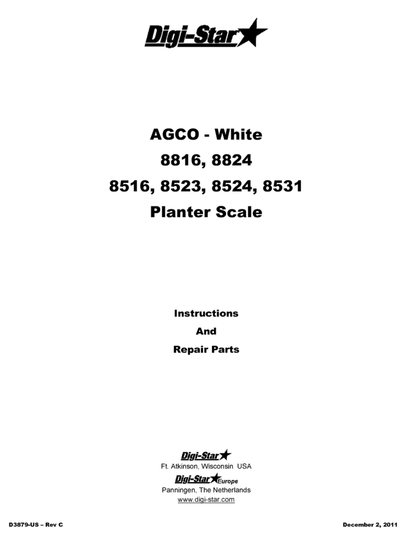 Digistar AGCO White 8816 Instructions And Repair Parts