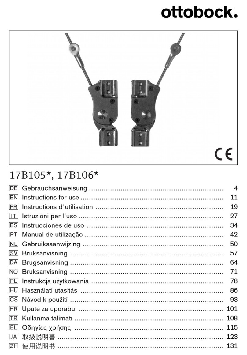 Otto Bock 17B105 Instructions for use