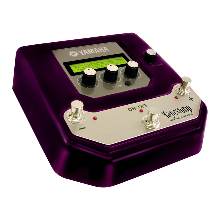 Yamaha Magicstomp UB99 Service manual