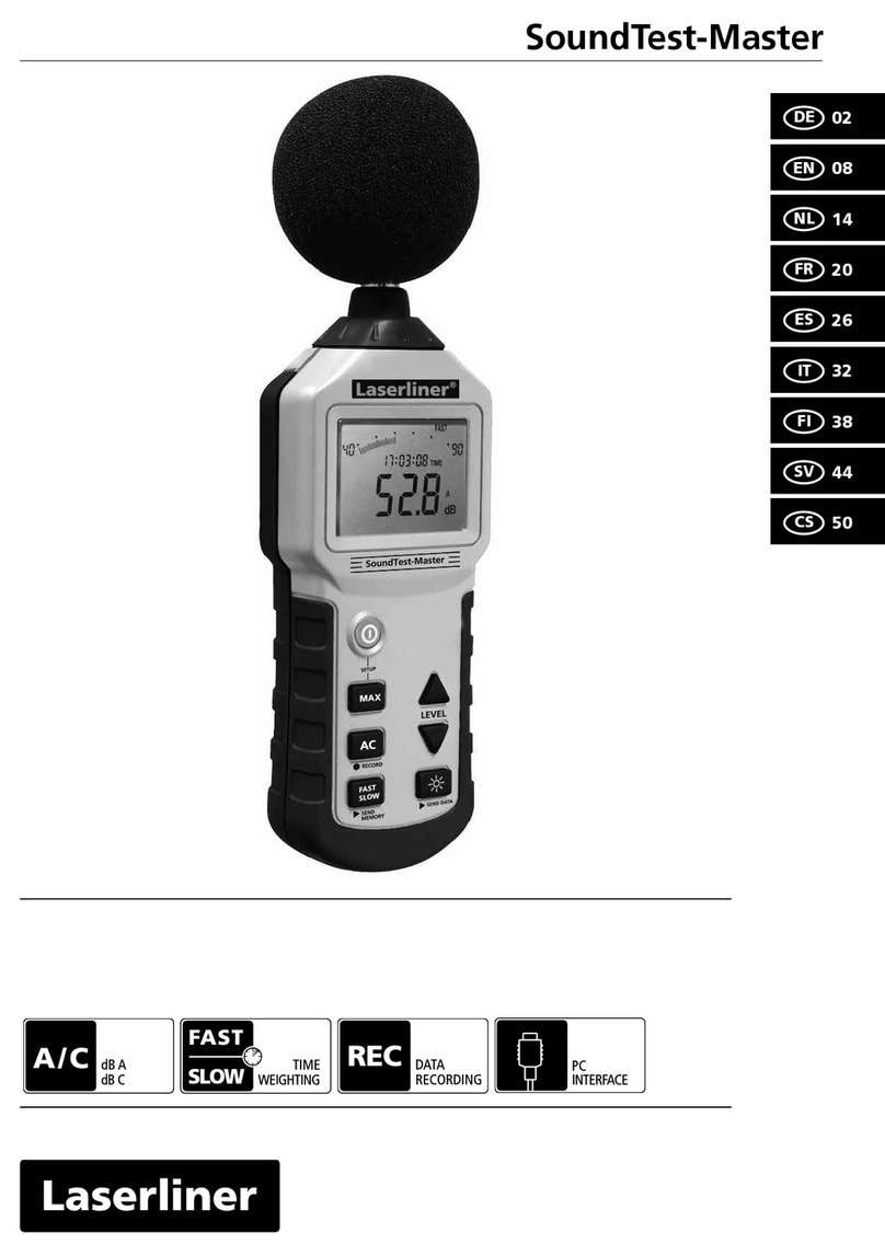 LaserLiner SoundTest-Master User manual