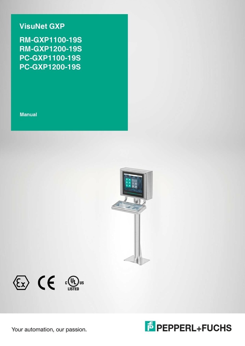 Pepperl+Fuchs VisuNet GXP Series User manual