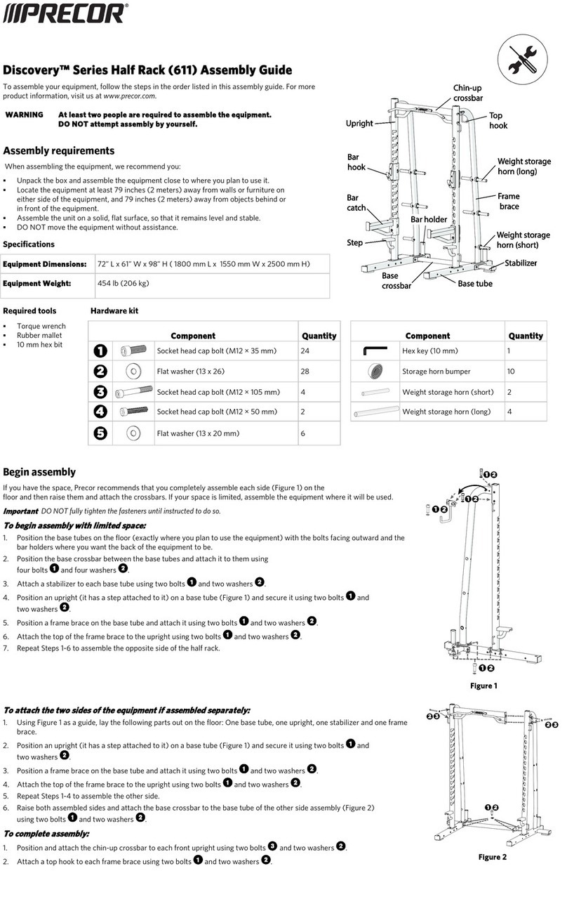 Precor Discovery Series User manual