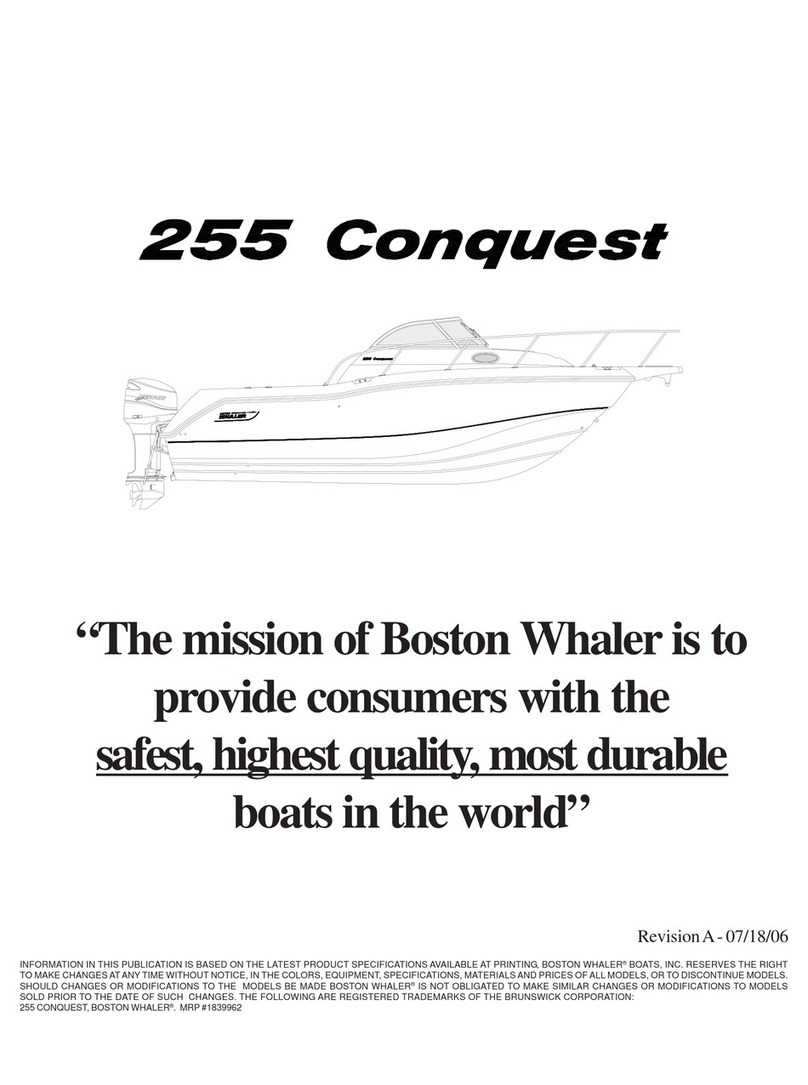 Boston Whaler 255 Conquest owner's manual