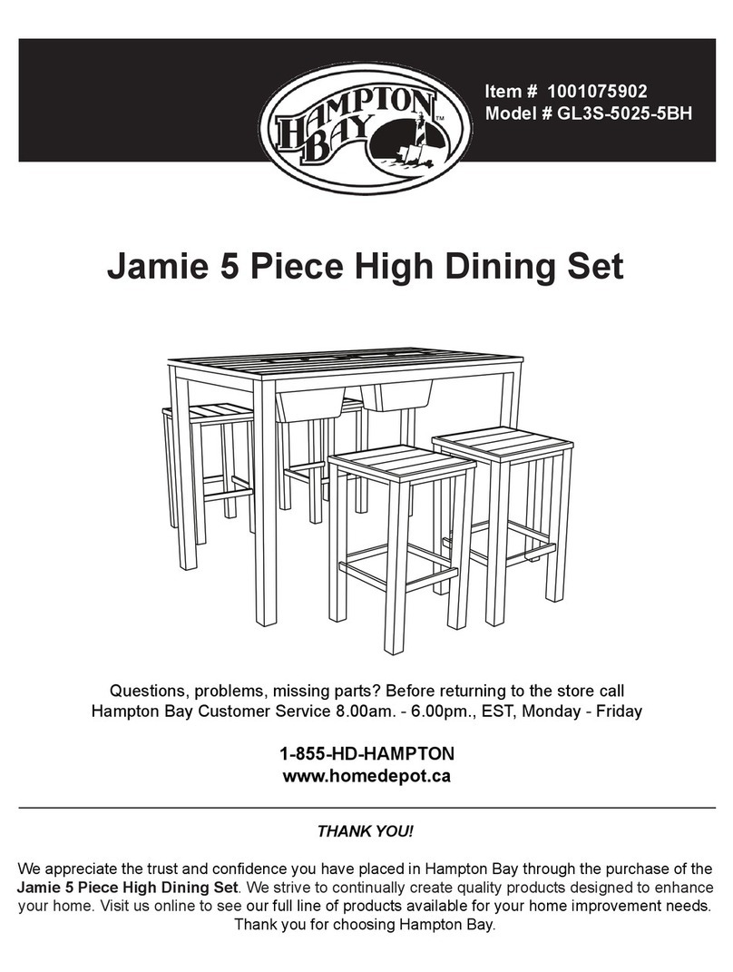 HAMPTON BAY Jamie GL3S-5025-5BH manual